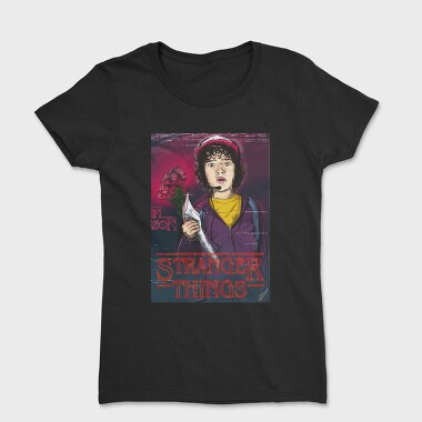 Stranger Things Roses Floral, Tricou Femei