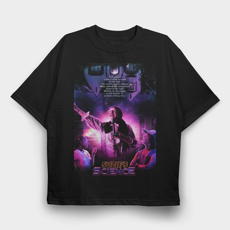 Stranger Things Science, Tricou Oversize Barbati (Unisex)