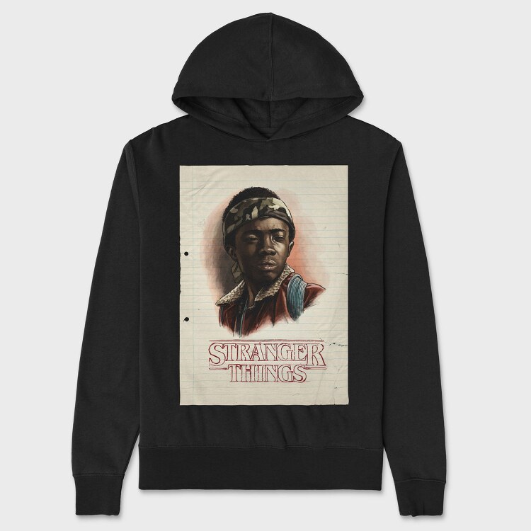 Strangerthings Halftone, Hanorac Oversize Barbati (Unisex)