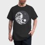 Astronaut Yin Yang, Tricou Barbati (Unisex)
