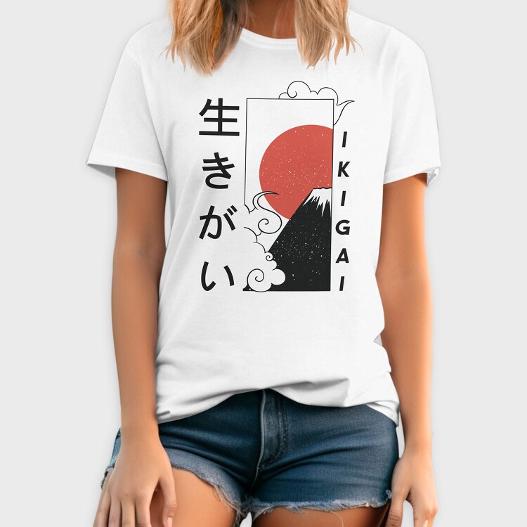 Ikigai, Tricou Barbati (Unisex)