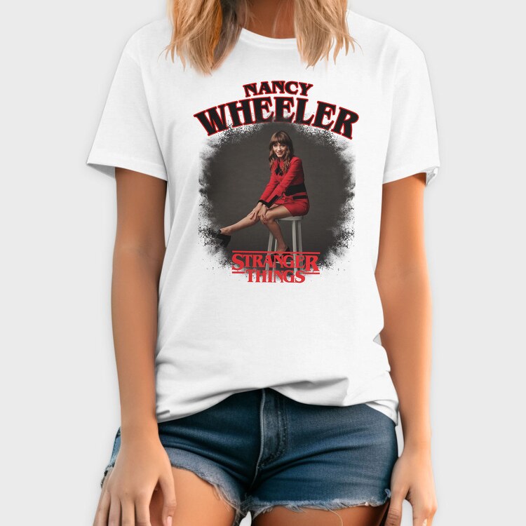 Stranger Things Nancy Wheeler, Tricou Barbati (Unisex)