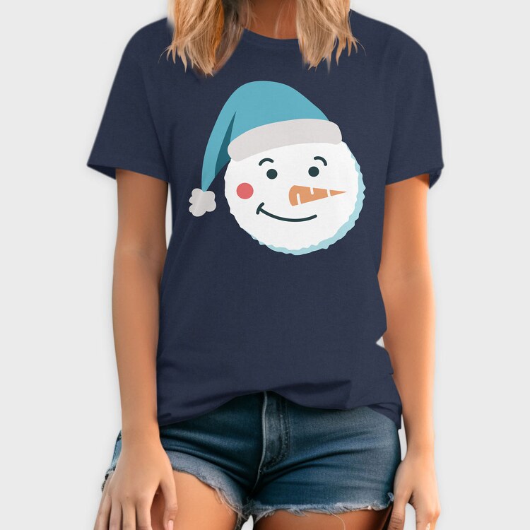 Christmas Snowman Faces 4, Tricou Barbati (Unisex)