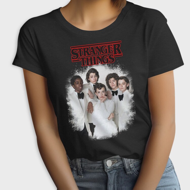 Stranger Things Group Vintage, Tricou Femei