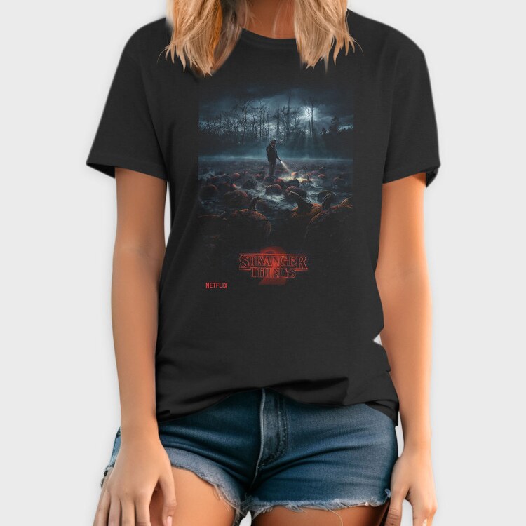 Stranger Things Netflix, Tricou Barbati (Unisex)
