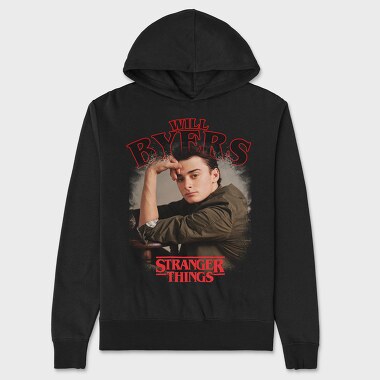 Stranger Things Will Byers, Hanorac Oversize Barbati (Unisex)