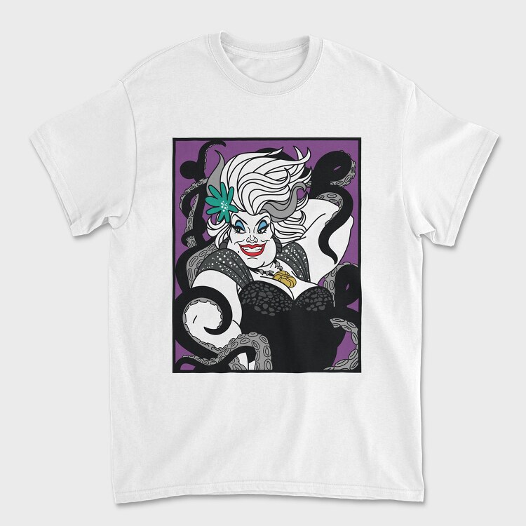 Tricou Barbati (Unisex), Villanas Disney Ursula C