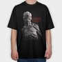 Stranger Things Half Tone, Tricou Oversize Barbati (Unisex)