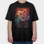 Stranger Things Nostalgia, Tricou Oversize Barbati (Unisex)