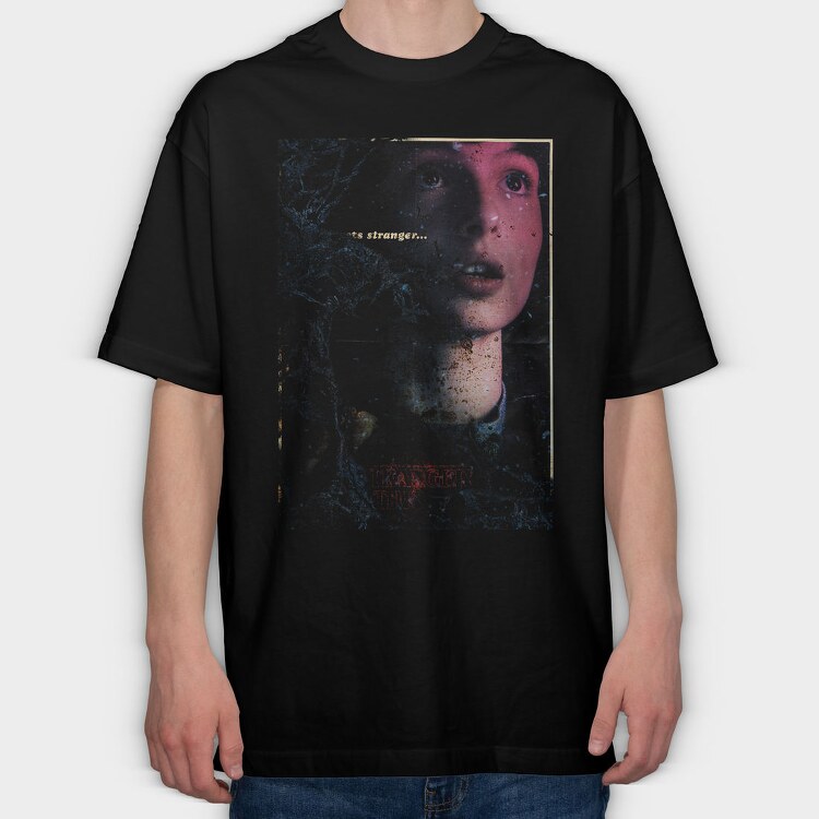 Stranger Thing, Tricou Oversize Barbati (Unisex)