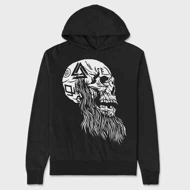 Hanorac Barbati (Unisex), Viking Skull