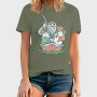 Fisherman and Dog, Tricou Barbati (Unisex)