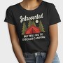 Introvert Camping, Tricou Femei