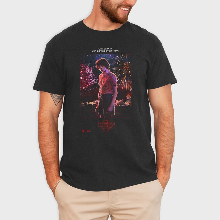 Stranger Things 45, Tricou Barbati (Unisex)
