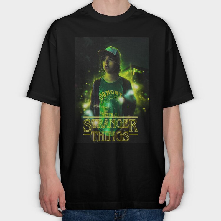 Neon Basketball Stranger, Tricou Oversize Barbati (Unisex)