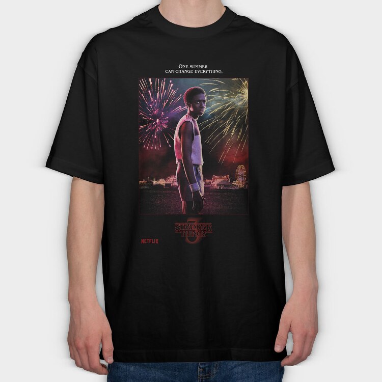 Summer Walk Fireworks, Tricou Oversize Barbati (Unisex)