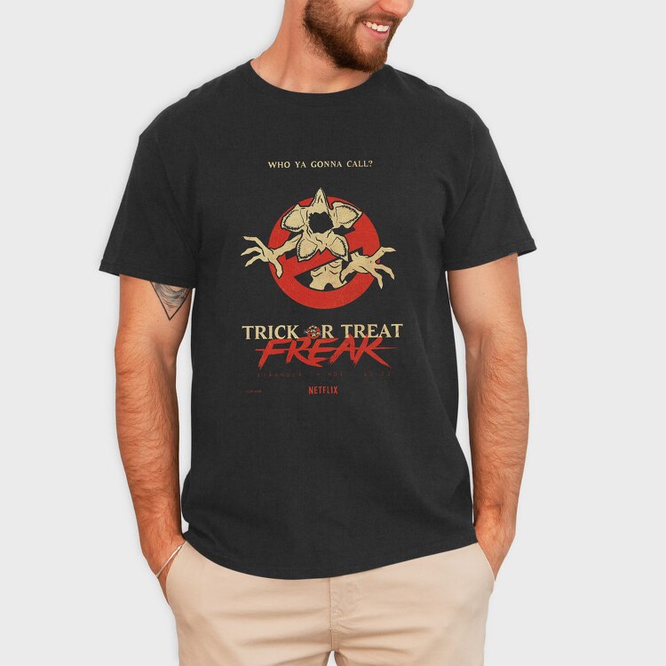 Trick Or Treat Stranger Things, Tricou Barbati (Unisex)