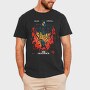 Piggyback Chopper Flames, Tricou Barbati (Unisex)
