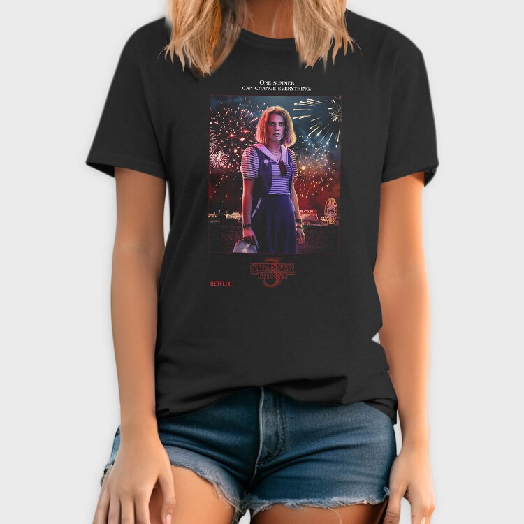 Stranger Things Fireworks, Tricou Barbati (Unisex)