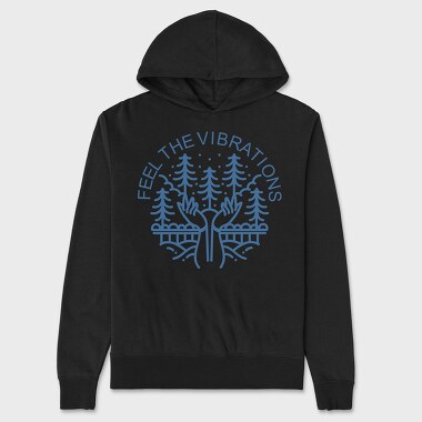 Feel the Vibrations, Hanorac Oversize Barbati (Unisex)