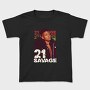 19109 21 Savage Rapper, Tricou Copii