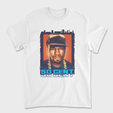 19111 50 Cent Hip Hop, Tricou Barbati (Unisex)