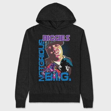 19116 Biggie Smalls Vintage, Hanorac Oversize Barbati (Unisex)