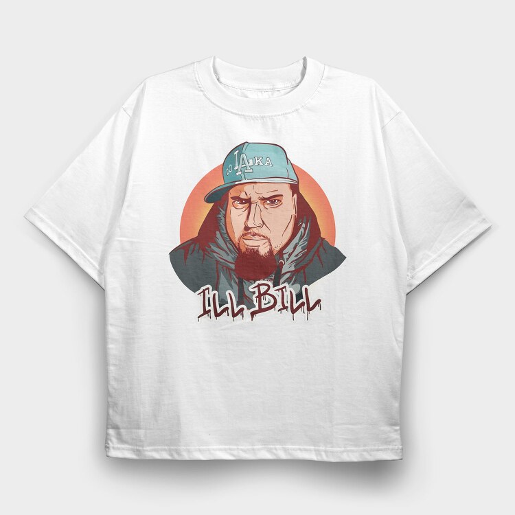 19118 Bill Ill Bill, Tricou Oversize Barbati (Unisex)