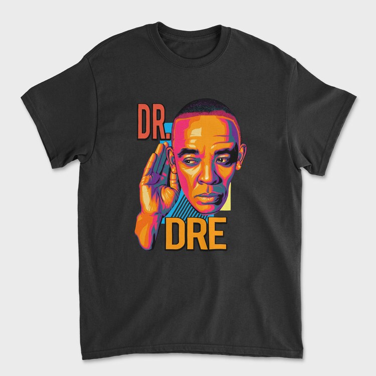 19123 Dr Dre Illustration, Tricou Barbati (Unisex)