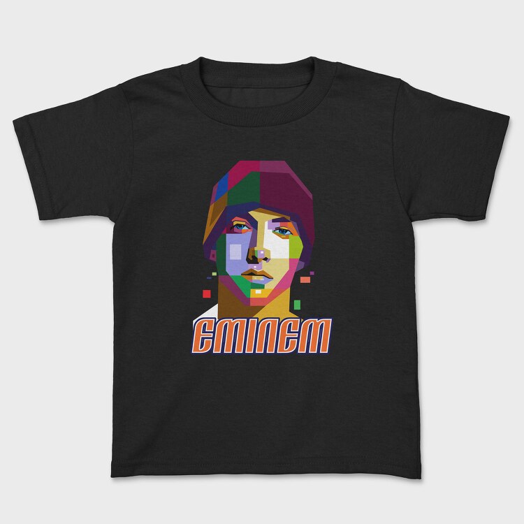 19128 Eminem Colorful, Tricou Copii