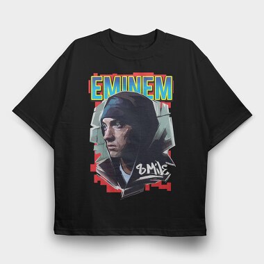 19129 Eminem Hero, Tricou Oversize Barbati (Unisex)