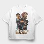 19134 Hip Hop Icons, Tricou Oversize Barbati (Unisex)
