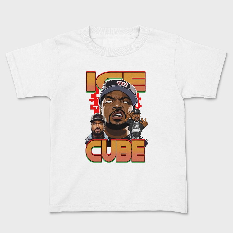 19137 Ice Cube Hip Hop, Tricou Copii