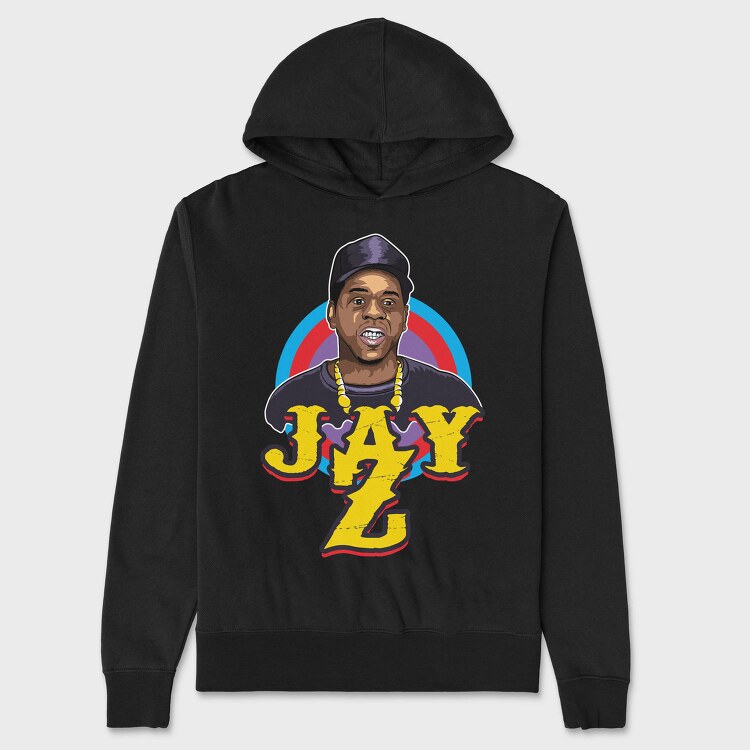 19141 Jay Z Hip Hop, Hanorac Oversize Barbati (Unisex)