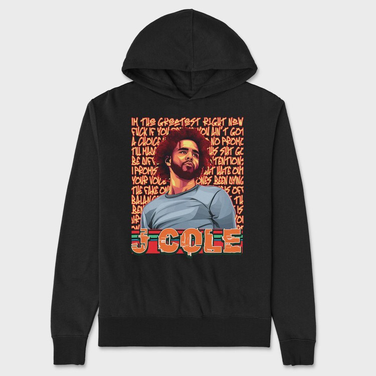 19143 Jcole Graffiti, Hanorac Oversize Barbati (Unisex)