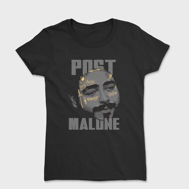 19153 Post Malone Tattoo, Tricou Femei
