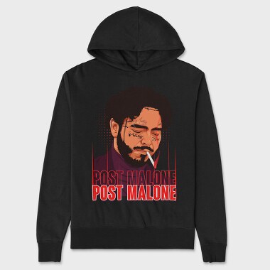 19154 Post Malone Tigarette, Hanorac Oversize Barbati (Unisex)