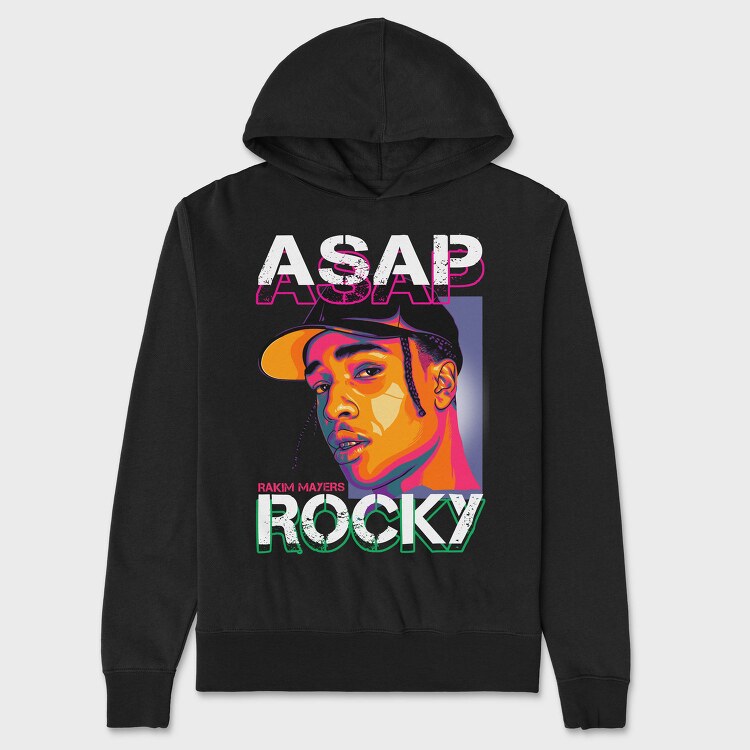 19157 Rakin Mays Rocky, Hanorac Oversize Barbati (Unisex)