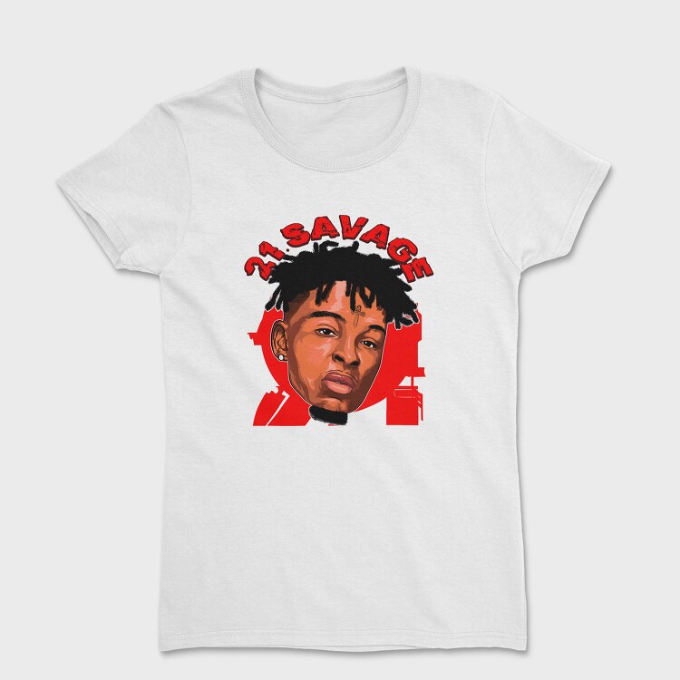 19165 Savage Portrait, Tricou Femei