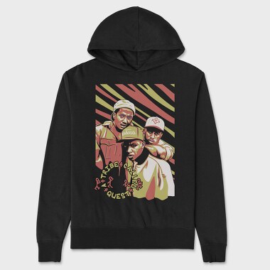 19180 Tribe Calling Quest, Hanorac Oversize Barbati (Unisex)