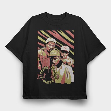 19180 Tribe Calling Quest, Tricou Oversize Barbati (Unisex)