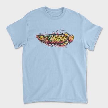 Tricou Barbati (Unisex), Arowana Watercolor