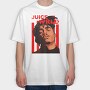 19145 Juice World Rapper, Tricou Oversize Barbati (Unisex)