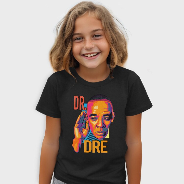 19123 Dr Dre Illustration, Tricou Copii