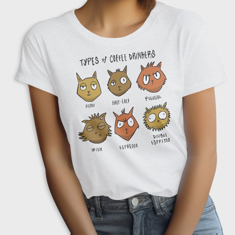 Coffee Cats, Tricou Femei