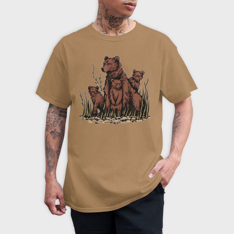 Bear Cubs, Tricou Barbati (Unisex)
