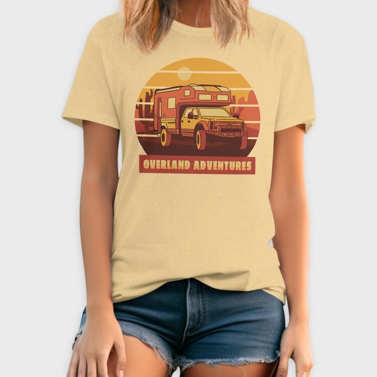 Overland Adventures, Tricou Barbati (Unisex)