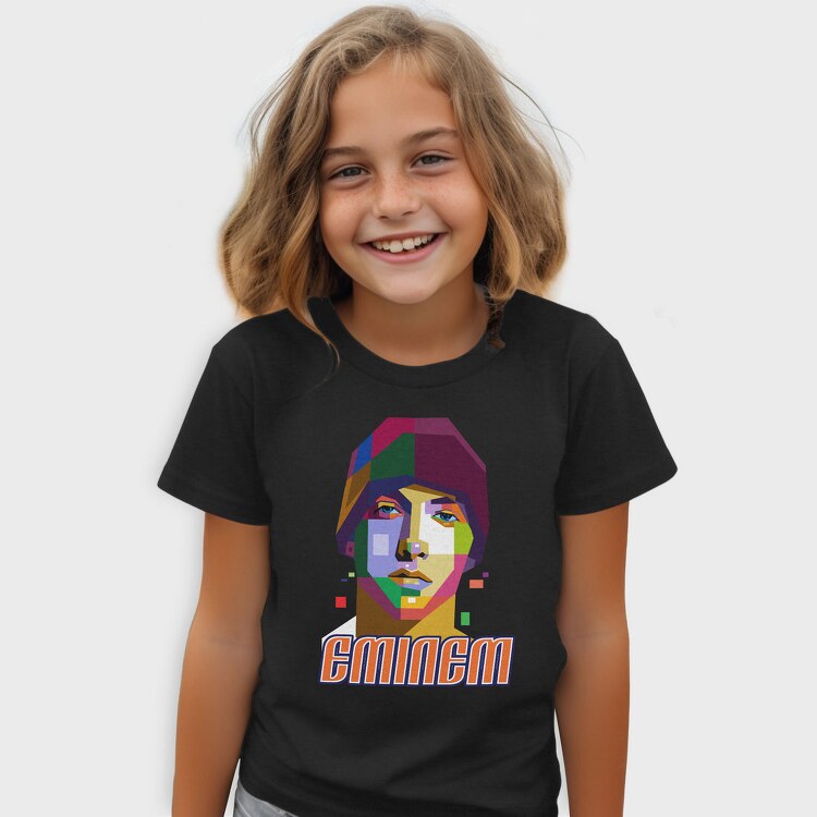 19128 Eminem Colorful, Tricou Copii