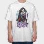 19152 Pac Shakur Graffiti, Tricou Oversize Barbati (Unisex)