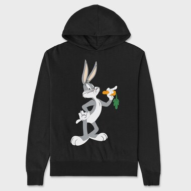 Cartoon Retro Bugs Bunny 4, Hanorac Oversize Barbati (Unisex)